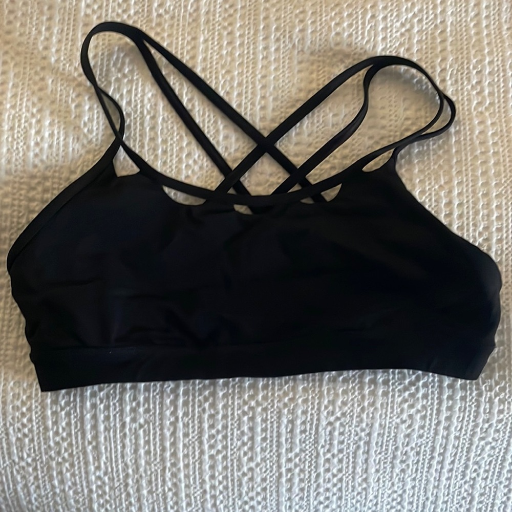 Lululemon black bra size 12